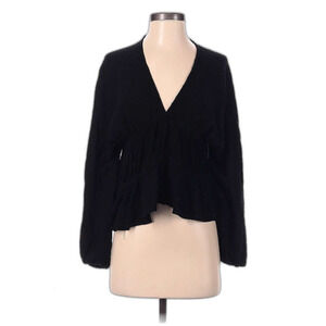 Black long sleeve top